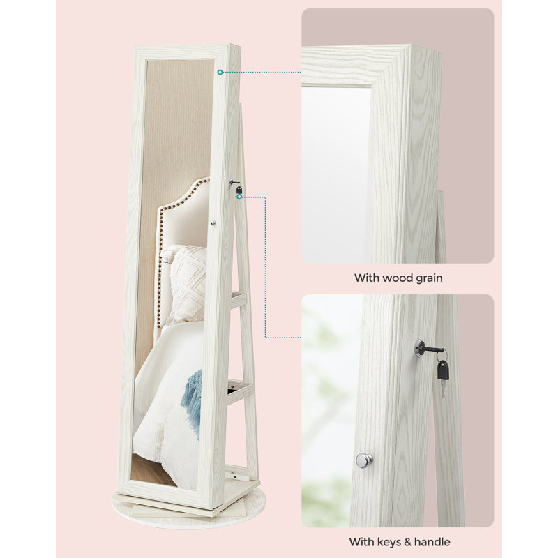 Ebern Designs Quakertown 21.3'' Wide Freestanding Jewelry Armoire with